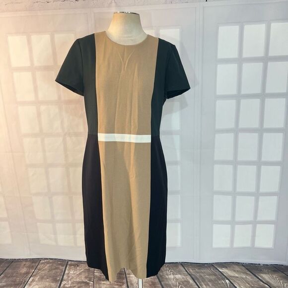 Hugo Boss Dresses & Skirts - Boss Hugo Boss short sleeve colorblock business professional sheath dress sz 10